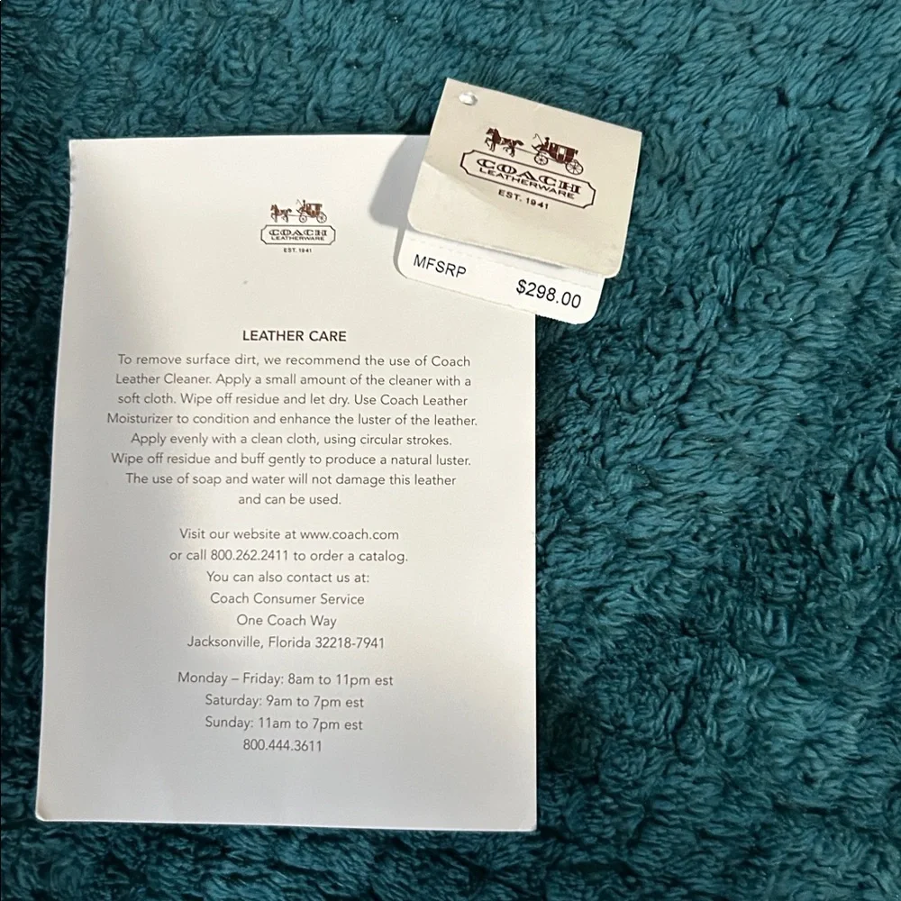 Coach Metallic Silver Leather Clutch - Picture 7 of 11